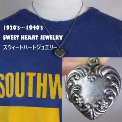 40s スウィートハートジュエリー ネックレス 40s スウィートハートジュエリー パフィハート シルバー