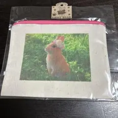 KIDDY BEAR うさぎ柄 ポーチ