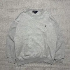90s USA製 POLO RALPH LAUREN ポニー刺繍 スウェット