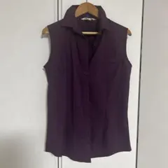 Brooks Brothers ノースリーブ　シャツ　紫のサムネイル