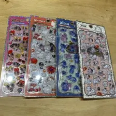 【正規品】ディズニー パワパフ プチドロップステッカー 4種セット