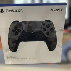 PS5 デュアルセンス ワイヤレスコントローラー グレー カモフラージュ
