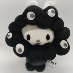 サンリオEXPOミャクミャクなりきりぬいぐるみ カラビナBC 黒（マイメロディ）