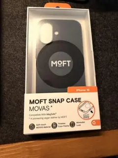 MOFT iPhone 16 スマホケース レザー MagSafe対応 ブラックのサムネイル