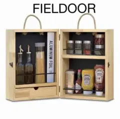 FIELDOOR 木製スパイスボックス Mサイズ 調味料ケースのサムネイル