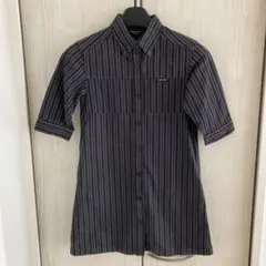 COMME CA ISM 半袖ボタンダウン　シャツワンピース　130A