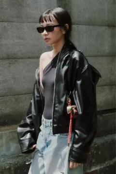 ⭐︎美品⭐︎【ZARA】レディース　レザージャケット　ブラック　Sサイズ