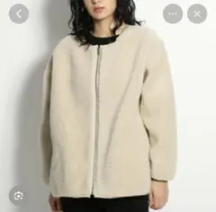 【定価7590円】ニコアンド　ボアキルトクルーミリタリージャケットM