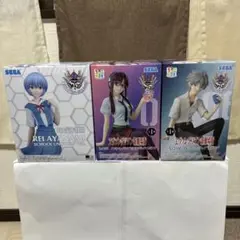エヴァンゲリオン　エヴァ　渚カヲル　真希波マリ　綾波レイ　フィギュア　3体セット