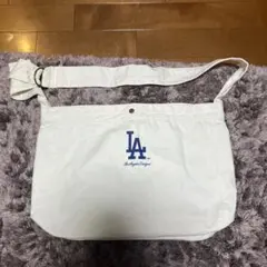 Los Angeles Dodgers ショルダーバッグ ホワイト