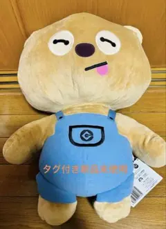 タグ付き★ミニオン★スーパーラージぬいぐるみ★ティム★オーバーオール