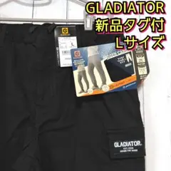 新品　GLADIATOR　グラディエーター　超ストレッチ　カーゴパンツ　黒　Ｌのサムネイル