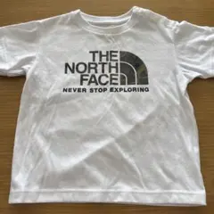 THE NORTH FACE ホワイト Tシャツ 肩ボタン付き