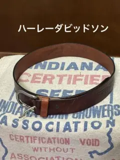 ハーレーダビッドソン/ベルト/アメリカ製/28サイズ/茶