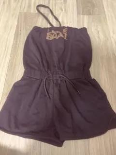 LOVE BOAT ベアトップ サロペット ショートパンツ　ギャルのサムネイル