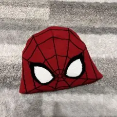 スパイダーマン ニットビーニー 赤