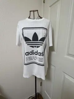 adidas アディダス トレフォイルロゴ Tシャツ ホワイト　白