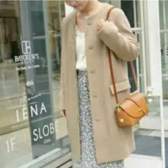 SLOBE IENA ノーカラーコート