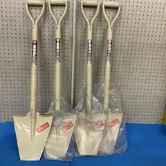 3本 新品 未使用 金象印 ショベル 角スコップ 浅香工業 木製 かしえ
