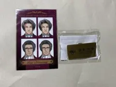 逆転裁判　御剣怜侍　カプくじ　メモリーオブ検事　ステッカー、ネームバッジセット