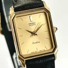 【新品電池】 SEIKO エクセリーヌ タンク レクタンギュラー オクタゴン