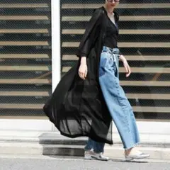 PERVERZE wide gown ブラウンのサムネイル