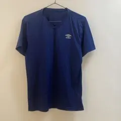 K1386 Umbro ネイビー Vネックウェア メンズ M
