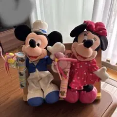 Disneyディズニー　ミッキー＆ミニー　ぬいぐるみ人形　2体セット