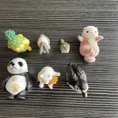 ミニチュアフィギュア動物達 まとめ売り7個セット
