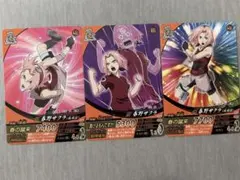 春野サクラ NARUTO ナルティメットカードバトル 3枚セット - メルカリ