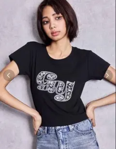 GYDA gy bijou Tシャツ　ジェイダ　ブラックのサムネイル