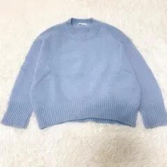 美品✨ギャルリーヴィー　22AW　ファインウール クルーネックプルオーバー　S