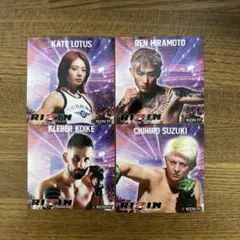 RIZIN おつまみセット シール クレマス限定 4種セット