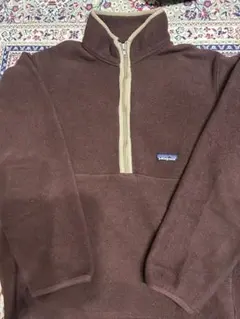 【希少配色】パタゴニア シンチラ ハーフジップ フリース M ブラウン×ベージュ
