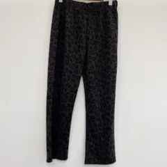 ヒョウ柄カジュアルパンツ M