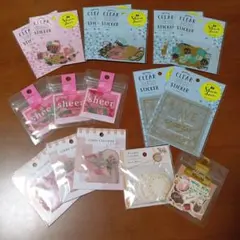 フレークシール １６個セット