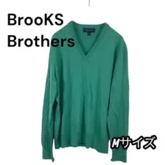 Brooks Brothers Vネックニット スーピマコットン M