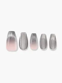 新品未開封 FINGER SUIT ネイルチップ 40本セットBLACK TEA