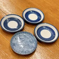 小皿　絵皿　4枚　まとめセット：有田焼　萬承　/哲三郎窯