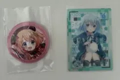 ご注文はうさぎですか？ ココア　チノ　缶バッジ　クリアカード ２点セット