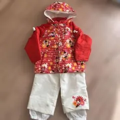 ミニーマウス♡スキーウェアセット キッズ　スキーウェア 120