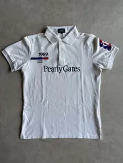 Pearly Gates 1989 ホワイトポロシャツ サイズ1 - メルカリ