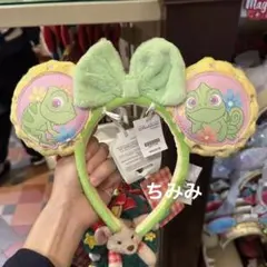 香港ディズニー新作　ラプンツェル　カメレオン　カチューシャ