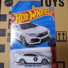 ホットウィール 2018 ホンダ シビック TYPE R ホワイト