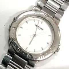 【不動品】renoma クォーツ腕時計 シルバーのサムネイル