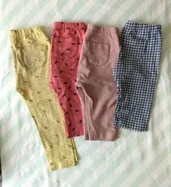 ベビー スパッツ レギンス 4点セット まとめ売り