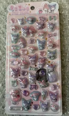 正規品　サンリオ　うるちゅるポップシール　マイメロクロミ
