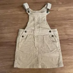 コーデュロイ　ジャンバースカート　110cm