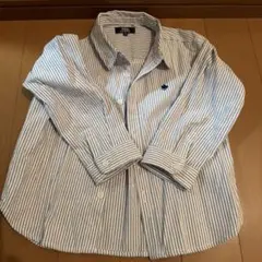 プティマイン POLO ストライプシャツ 110