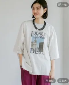 バック布帛CITYフォトTシャツFREEのサムネイル